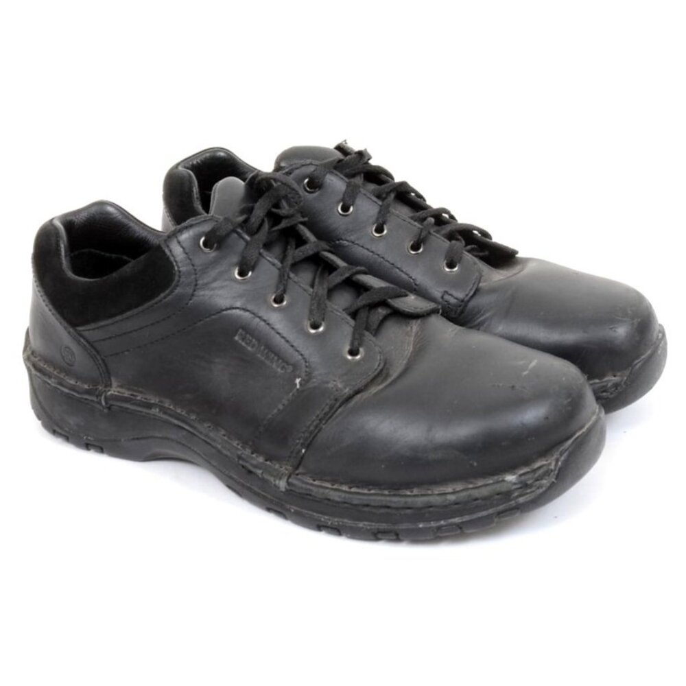 Red Wing Shoes 1623 Slip Resistant Work Black Leather Hard Toe N27 9.5EE Women's